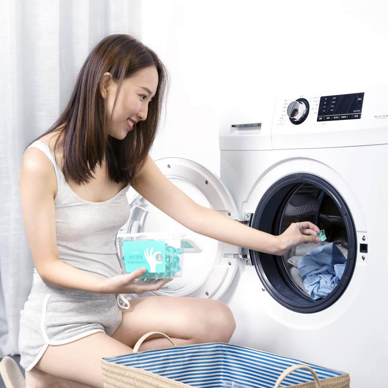 Cloth Hanger [Xiaomi Youpin]Laundry Beads Environmental Safety Supple Color Protection Clothes Supplies