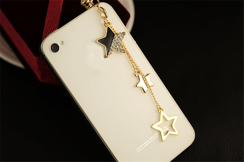 Universal 3.5mm Stars Decoration Dirtproof Plug for Samsung Xiaomi HUAWEI