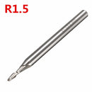 R1.5-5 Straight Shank 2 Flute End Mills R1.5/R2/R3/R4/R5 Milling Cutter Bit Tool