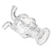 Mini Skull Glass Water Pipe Glass Skull Smoking Pot Hoo kah Accessories