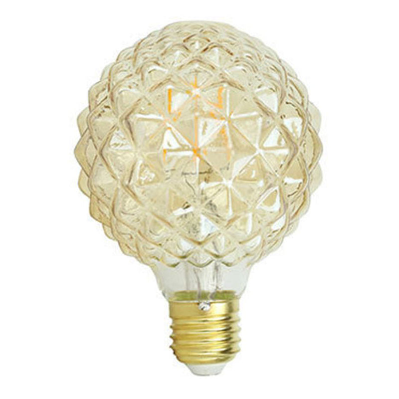 E27 4W G95 Pineapple Gold Glass Non-Dimmable Warm White Edison Retro LED Light Bulb AC220-240V