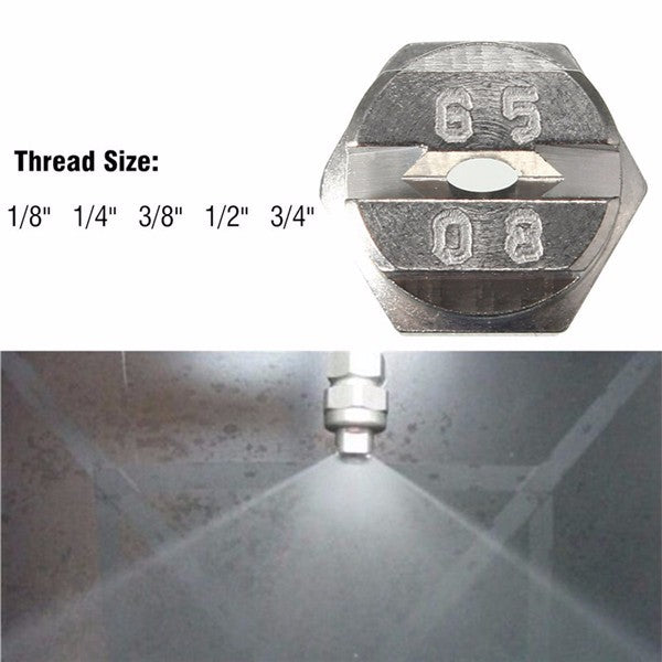 304 Stainless Steel Water Spray Nozzle Atomizer Nozzle Sprinkler 1/8 1/4 3/8 1/2 3/4 Misting Nozzle