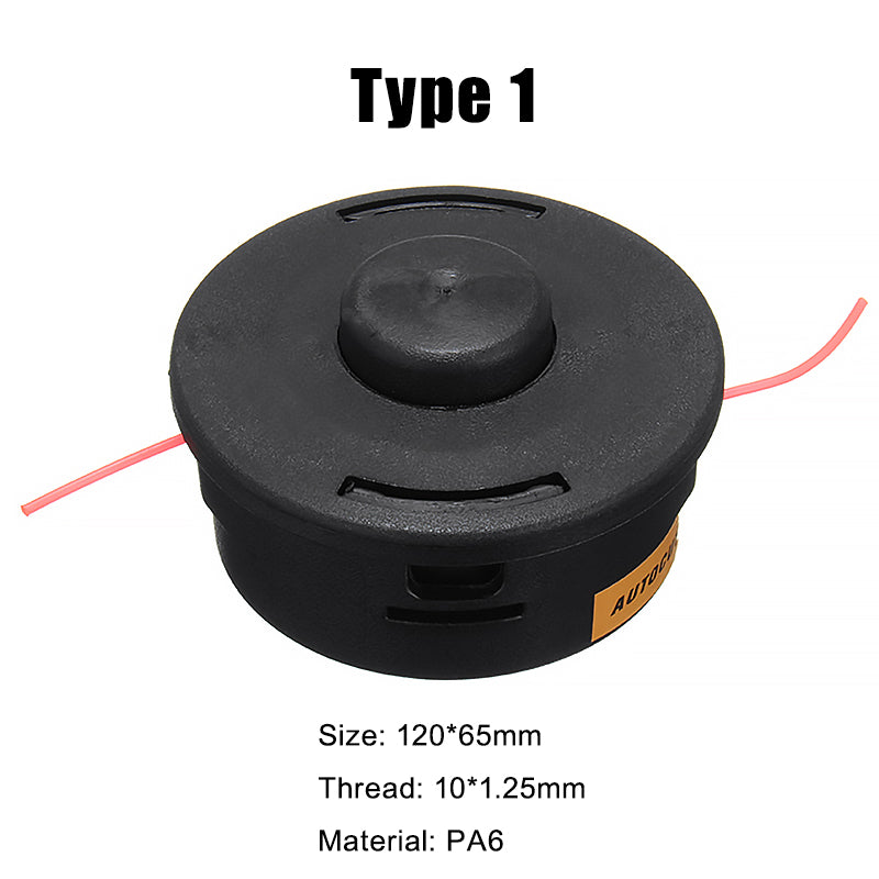 2 Line Universal Spool Mower Trimmer Head Strimmer Head Cutting Steele Mower Line