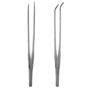 Stainless Steel Aquarium Straight Tweezer Aquatic Shrimp Reef Plant Grass Straight/Curved Tweezr