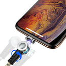 Bakeey 180 Degree Rotating Braided Type C Micro USB Magnetic Data Cable for iPhone 11 Pro XS Huawei P30 Pro Mate 30 Xiaomi Mi9 9Pro S10+ Note10