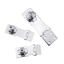 Mechanical Door Lock Indoor Cabinet Safe Anti-prying Security Padlock W/2 Key