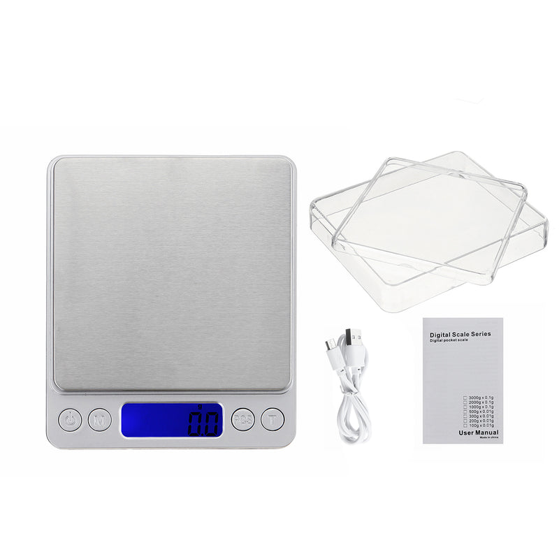 USB Charging Mini Digital LCD Scale Kitchen Cooking Electronic Balance Weight