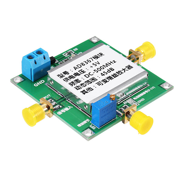 AD8367 500MHz RF Broadband Signal Amplifier Module 45dB Linear Variable Gain AGC VCA 0-1V