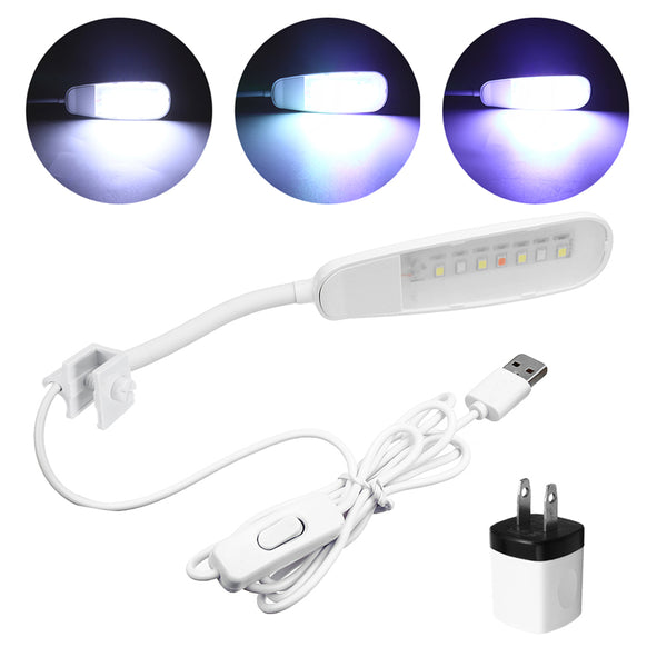 LED Aquarium Fish Tank Flexible Clip On Light Plant Grow Lighting Rotatable