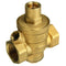 DN20 3/4inch Bspp Brass Water Pressure Reducing Valve With Gauge Flow Adjustable