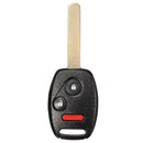 3 Button Uncut Key Keyless Entry Car Remote Transmitter Fob For Honda MLBHLIK-1T