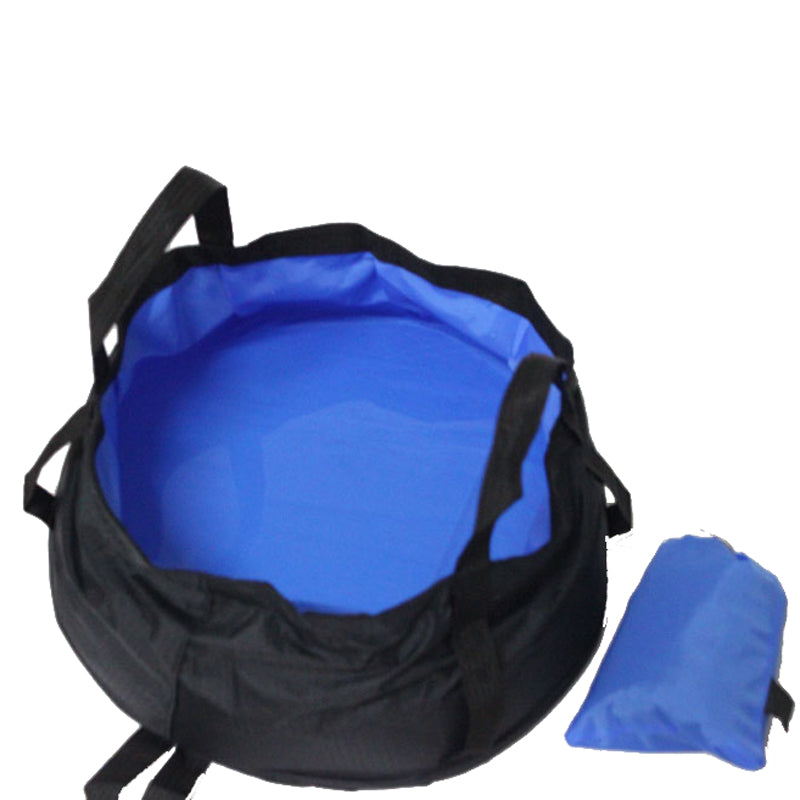 Garden Portable Foldable Water Bucket Outdoor Foldable Camping Wash Basin Sink Washing Hiking Bag