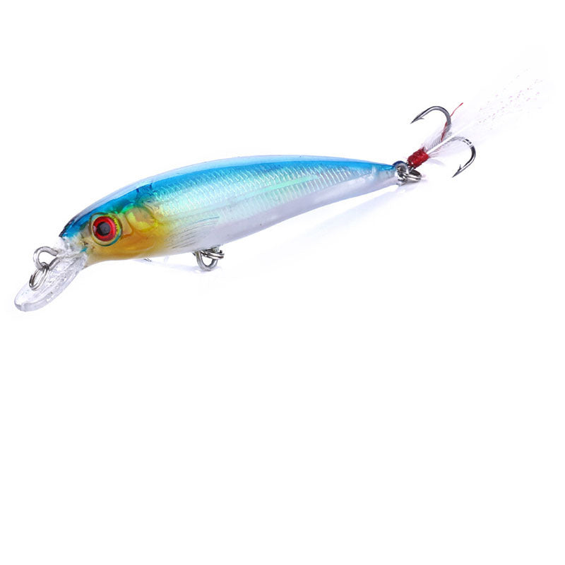 ZANLURE 10pcs 9cm 3D Eye Fishing Lure Fishing Baits Fishing Tackle