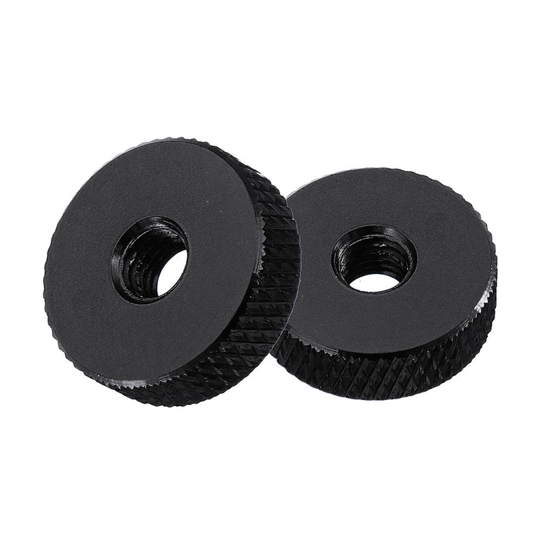 10Pcs M5 Manual Knurled Thumb Aluminum Alloy Screw Nut Spacer Flat Washer