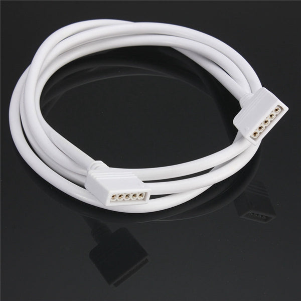 1/2/2.5/5M RGBW 5 Pin Extension Connector Cord Cable Wire For RGBW LED Strip Light