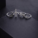 Bird Bee Crown Crown Diamond Branch Diamond Devil's Eye Ring Nine Piece Joint Ring