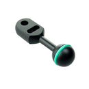 HOOZHU S25 25 2.5" Single Ball Head Connecting Bracket Support for Diving Light Diving Flashlight A