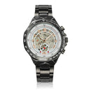 WINNER Fashion Shining Roman Numerals Mechanical Watch Luxury Golden Men Automatic Watch