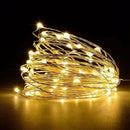 5M 50leds USB Silver Wire String Fairy Light for Wedding Christmas Party Decor