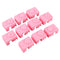 10Pcs Pink Silicone Case for Hotend Heating Block Protective Cover 280 for 3D Printer