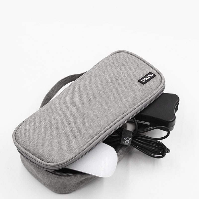 Boona 25cm*11cm Large Capacity Laptop Charger Cable Organizer Storage Bag