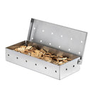 8.8inch Stainless Steel Wood Chips Box Outdoor Camping Traveling BBQ Box BBQ Cooking Stove BBQ Grill