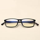 TR90 Retro Eyeglass Frame Adjustable Temple Length Black Glasses Frame