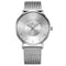 SK K0059 Ultra Thin Fashionable Women Wrist Watch Full Steel Dress Quartz Watches