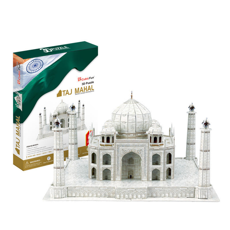 3D Puzzles Models Taj Mahal Colosseum Architecture Model Kits Adult Kids Educational Toys Gift