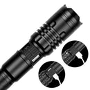 XANES XH-P50 1000 Lumens LED Zoomable Flashlight 18650 Battery USB Rechargeable 3 Modes Work Lamp