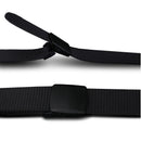 130cm Men Women Adjustable Quick Release No Metal Military Anti Allergy Nylon Canvas Tactical Belt