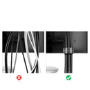 KUULAA 1m 3m 5m Strong Adhesive Cuttable Cable Management Winder Wire Organizer Phone Earphone Line Protector