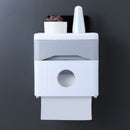 Wall-mounted Tissue Paper Container Box Holder Storage Organizer Shelf Bathroom Tissue Box
