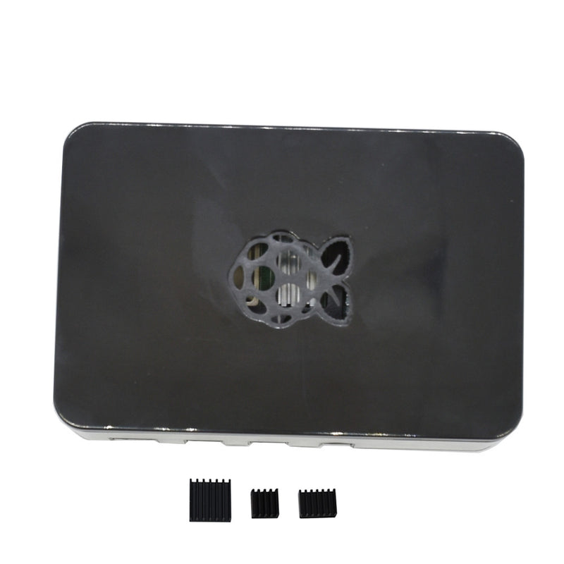 Updated Black/White/Transparent ABS Case V4 Enclosure Box With Heat Sink for Raspberry Pi 4B
