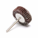 5pcs 80 Grit 4mm Shank Grinding Sandpaper Flap Wheel Sanding Discs For Rotary Tools