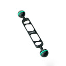 HOOZHU S70 24.5 7" Double Ball Head Connecting Bracket Support for Diving Light Flashlight Arm Divi