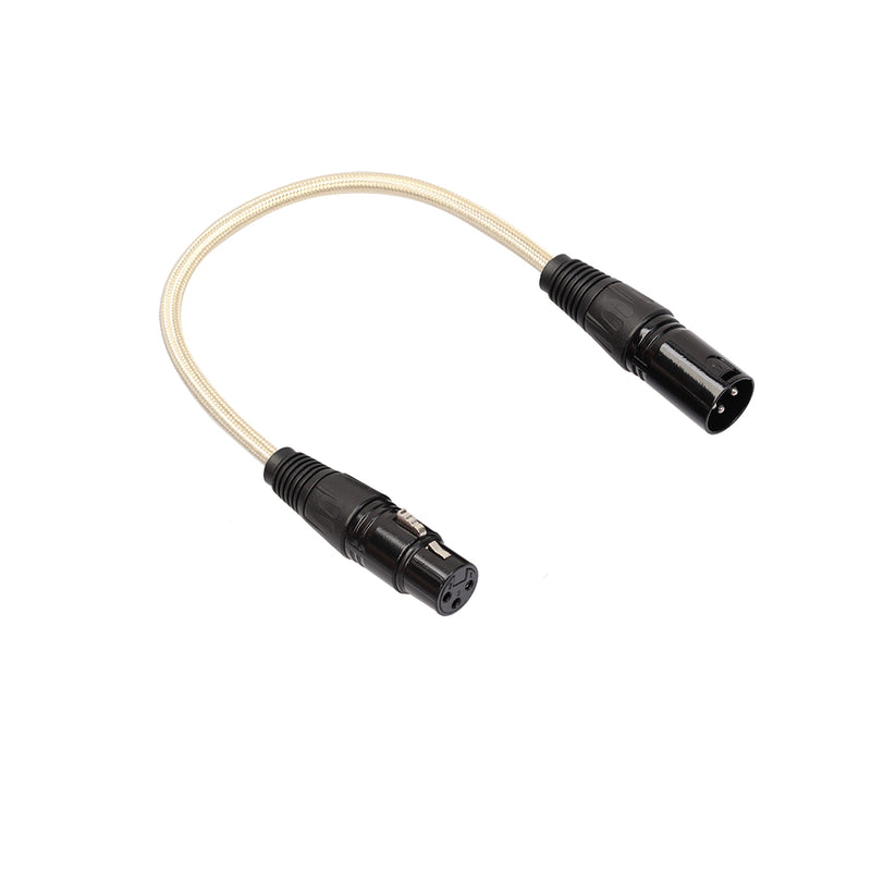 REXLIS 1/ 1.8/ 3M 3-Pin Male To Female Microphone Audio Cable
