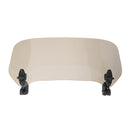 Universal Adjustable Clip On Brown Windshield Extension Spoiler Wind Big Windscreen Deflector For Motorcycle Scooter