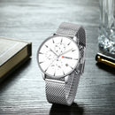 CURREN 8339 Fashion Business Men Watch Light Luxury Waterproof Large Dial Quartz Watch