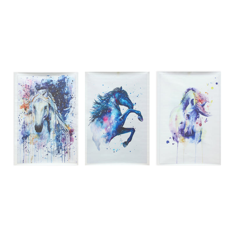 Watercolour Fairy Horse Picture Canvas Unframed Paintings Abstract Wall Art Decor