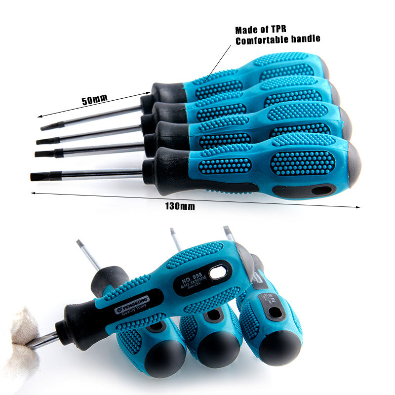 PENGGONG Triangle Magnetic Screwdriver Set Home Repair Tool Kit Hand Tool 1.8/2.0/2.3/3.0mm
