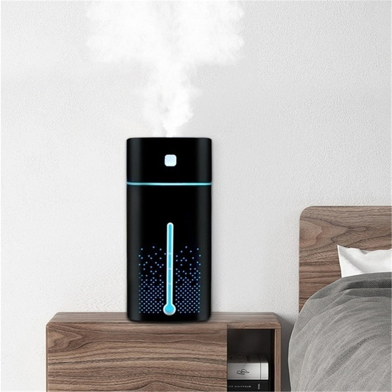 1000ml Ultrasonic Air Humidifier Purifier USB 7 Color LED Lights Quiet Mist Diffuser