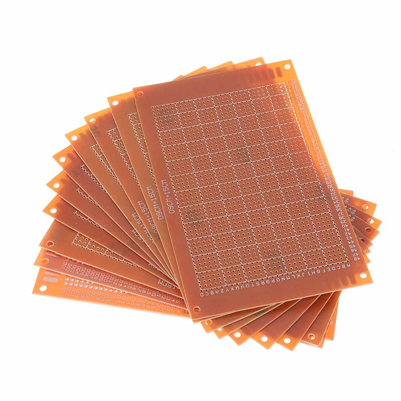 10pcs Universal PCB Board 9x15cm 2.54mm Hole Pitch DIY Prototype Paper Printed Circuit Board Panel Single Sided Board
