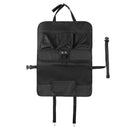 Black Oxford Car Seat Back Storage Bag Multi-Pocket with 4 USB Ports Universal