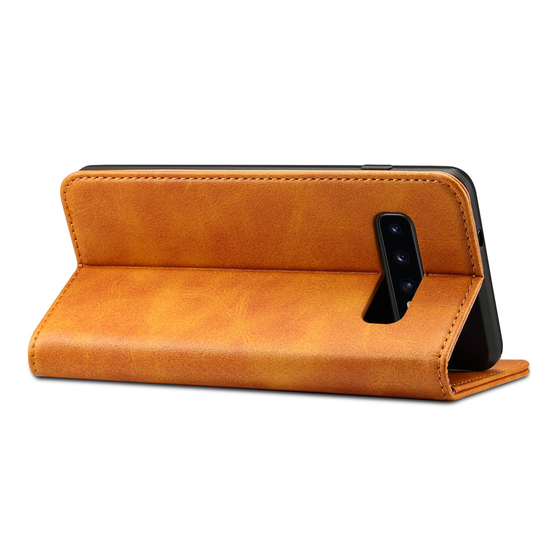 Bakeey Magnetic Flip Protective Case For Samsung Galaxy S10 6.1 Inch Wallet Card Slot Kicktand Cover
