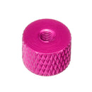 Suleve M3AN5 10Pcs M3 Knurled Thumb Nut Thread Grommet Gasket Washer Spacer Multi-color Aluminum Alloy