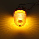 DC12-24V 80LED Roof Rotating Flash Amber Beacon Strobe Tractor Warning Signal Light Lamp