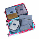 6Pcs Waterproof Travel Clothes Storage Bags Packing Cube Luggage Organizer Pouch