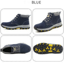 Men Safety Shoes Steel Toe Cap Work Protective Trainers Boots Hiking Shoes