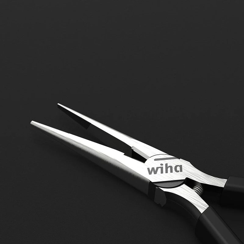 Wiha Long Nose Pliers 6inch Needle Nose Pliers Wire Cutter Non-slip High Carbon Steel Spring Open Cross Twill Home DIY Repair Hand Tool from Xiaomi Youpin